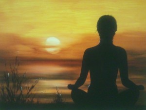 Painting for begginner yoga class in camira